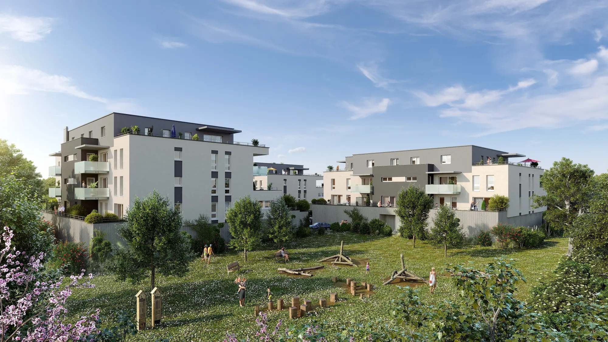 Résidence à Sciez FACE AU LAC LEMAN,