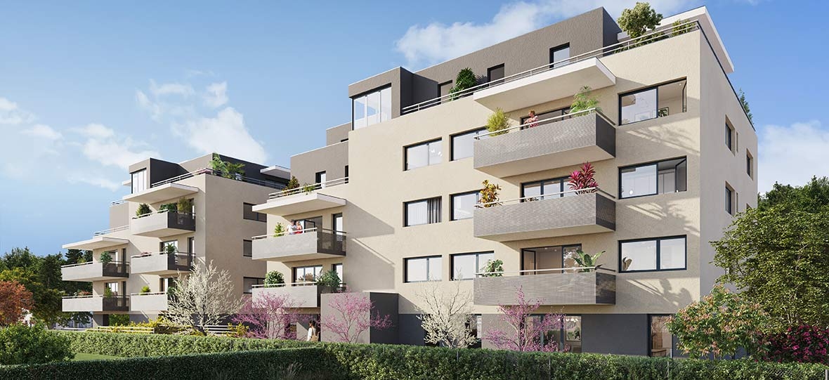 Résidence à Thonon les Bains Appartements terrasses vues dégagées,