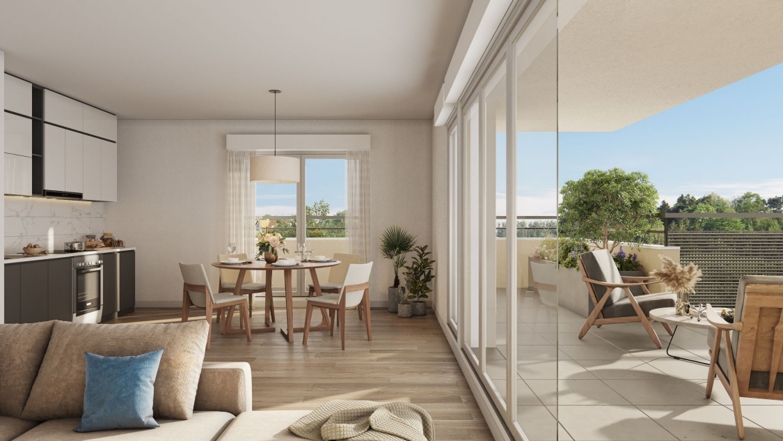 Résidence à Thonon les Bains Appartements terrasses vues dégagées,