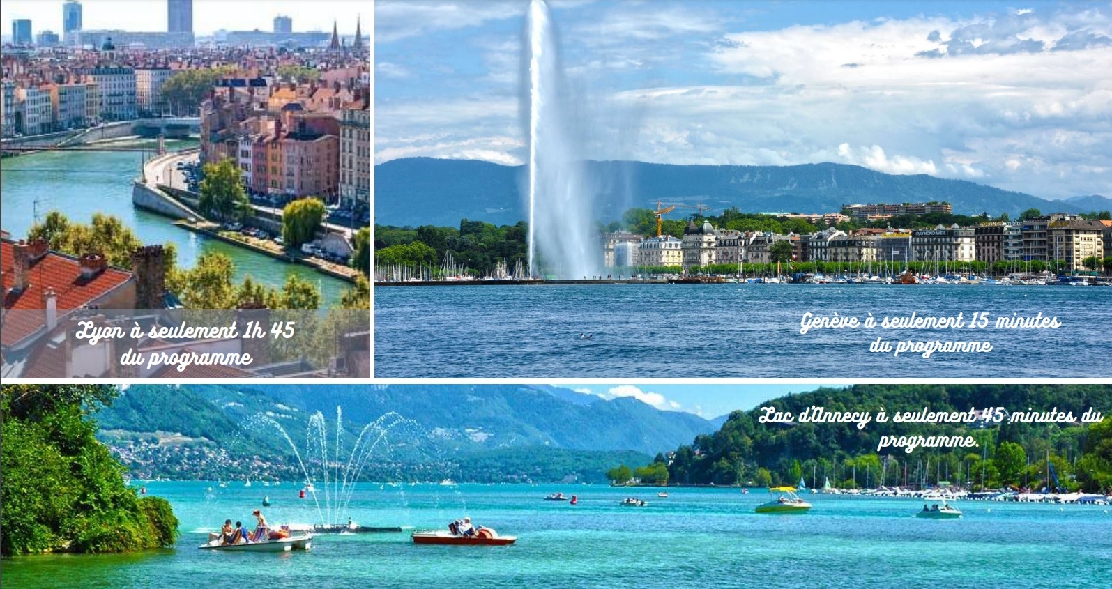 Résidence à Thonon les Bains Appartements terrasses vues dégagées,