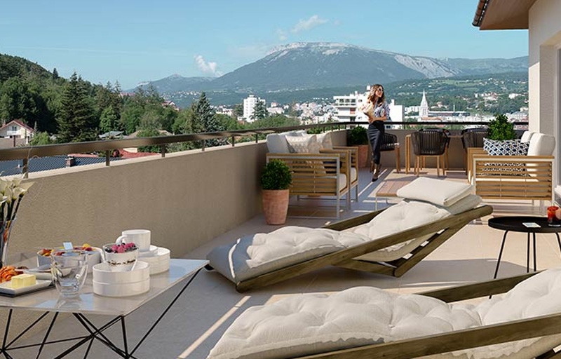 Résidence à Gap Vue sur la montagne, Joli quartier de Bellevue, Proche transports en commun,