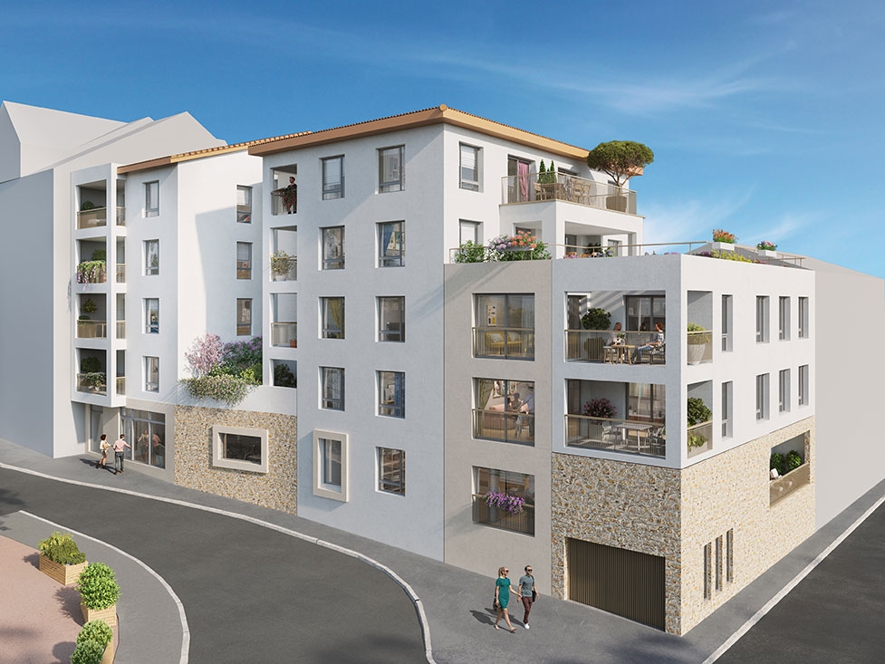 Résidence à Bourgoin Jallieu Adresse premium en cœur de ville, Résidence intimiste, Terrasses végétalisées, Agencements optimisés, Balcons et terrasses,