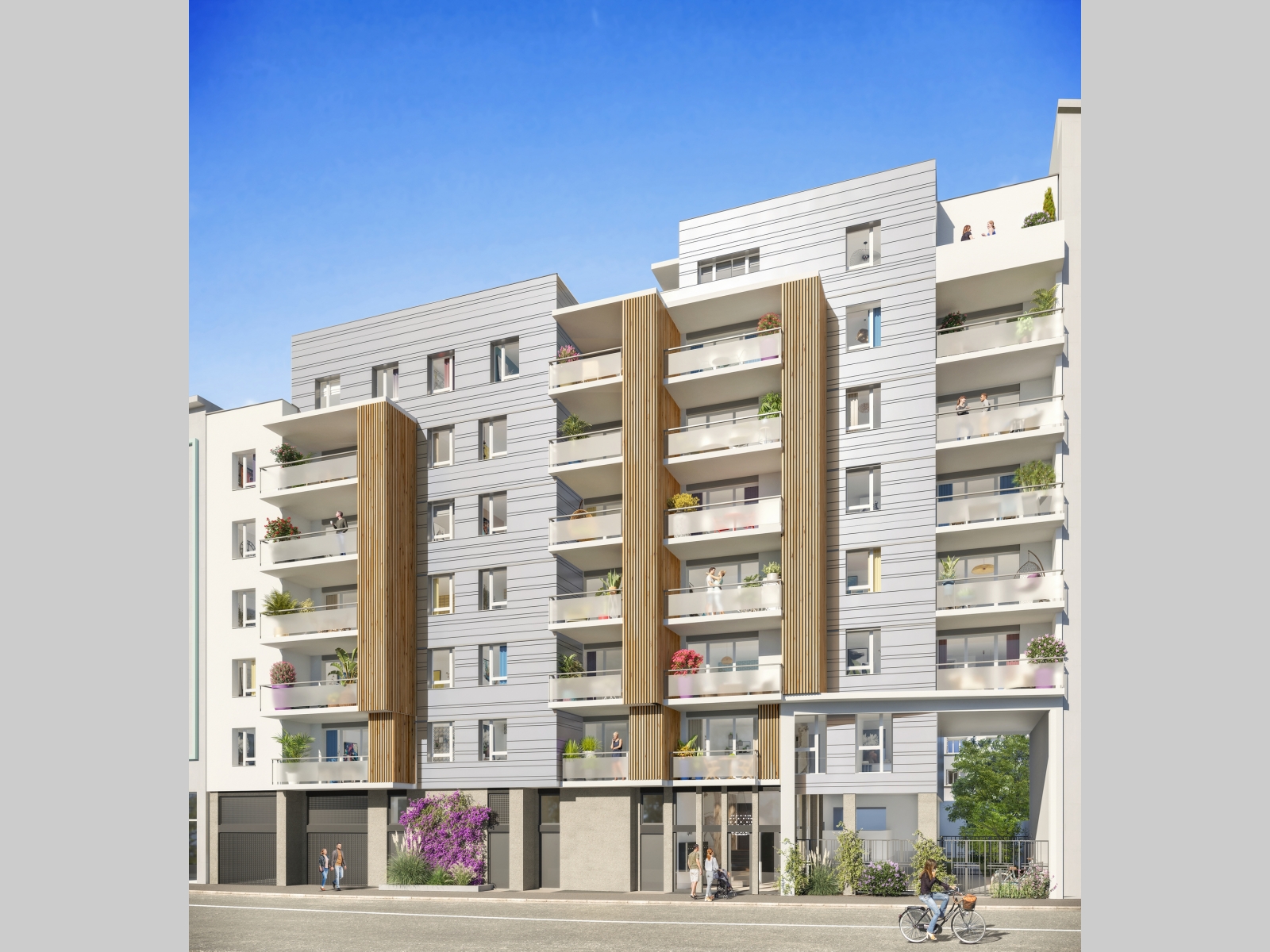 Résidence à Grenoble Superbes appartements avec grandes terrasses vues montagne ,