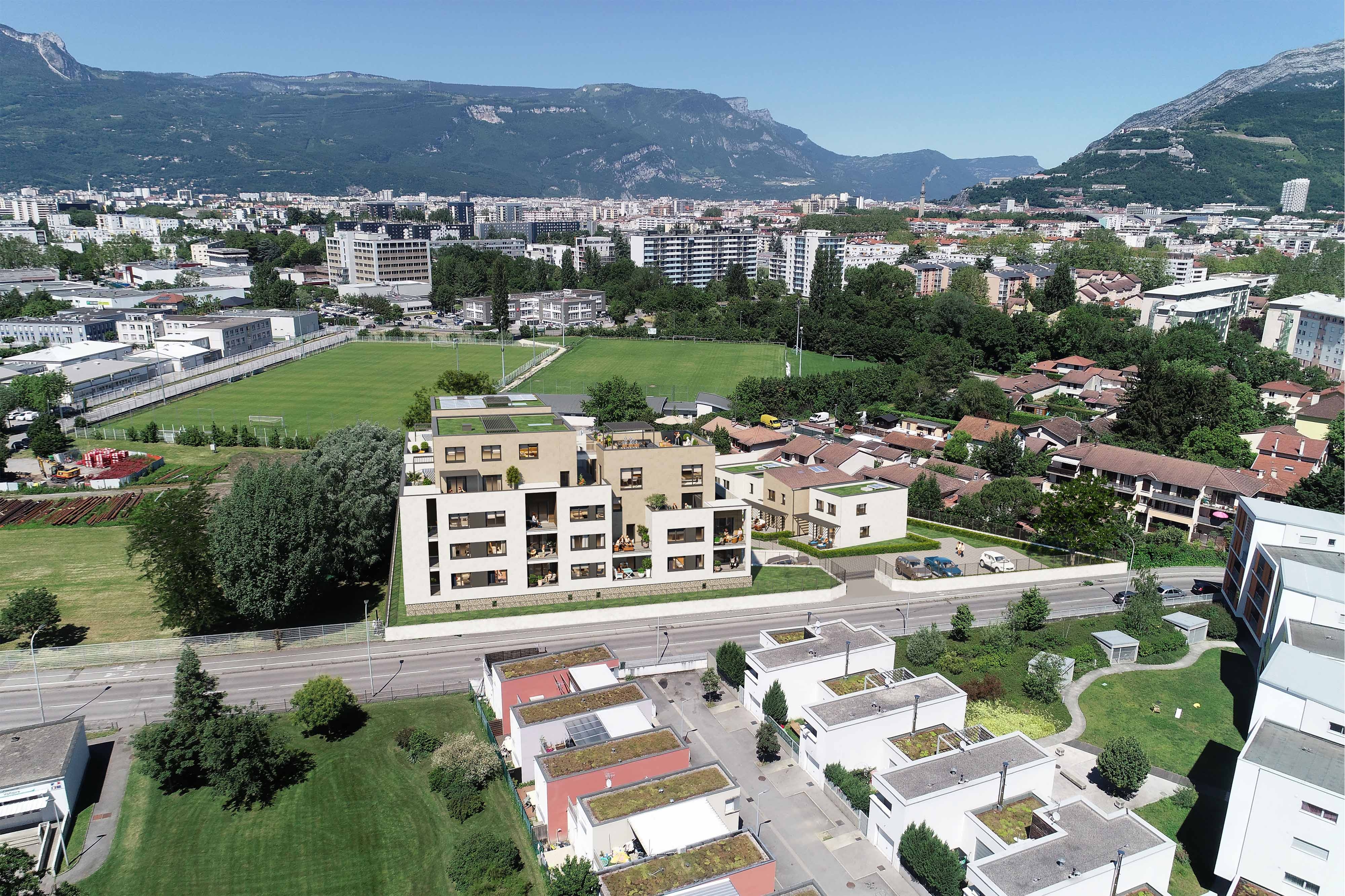 Résidence à Grenoble Accès direct au centre-ville, Environnement exceptionnel, Fort potentiel locatif,