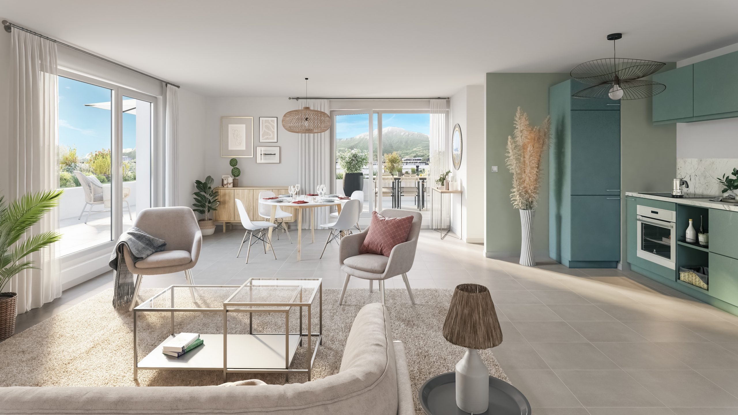 Résidence à Grenoble À 13 min du centre-ville Proche des commerces et des transports Du studio au 3 pièces avec terrasses ou jardins privatifs Résidence à Grenoble À 13 min du centre-ville, Proche des commerces et des transports, Du studio au 3 pièces avec terrasses ou jardins privatifs,