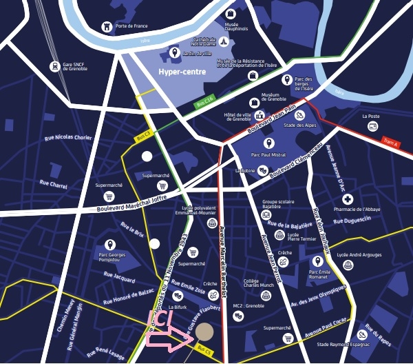 Résidence à Grenoble Proche Tram Proche Hyper Centre Ville A 600 m de L' INSPE Résidence à Grenoble Proche Tram, Proche Hyper Centre Ville, A 600 m de L' INSPE,