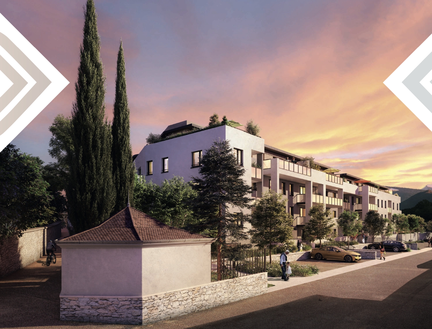 Résidence à La Tronche Proche CHU, Proche du Tram, A 4 minutes à pied de la Mairie,