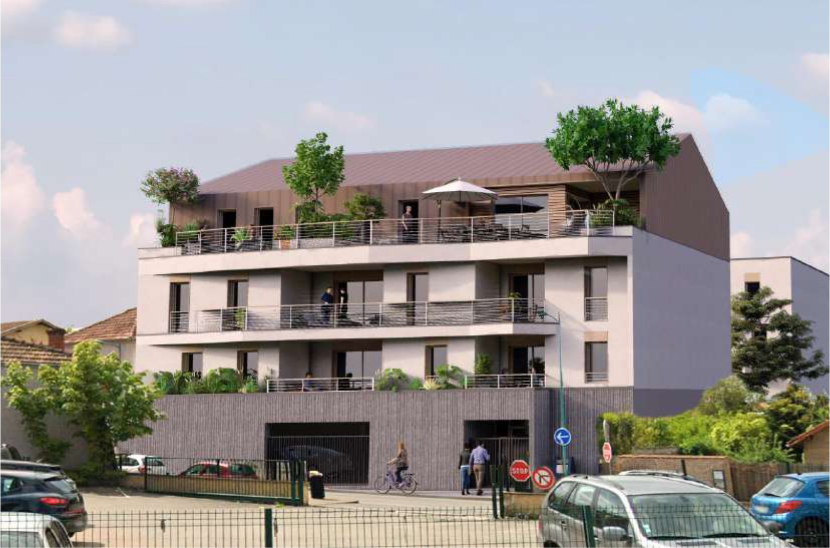 Résidence à Pont-de-Chéruy Résidence intimiste, Proche des commerces, Proche Crèche et écoles,