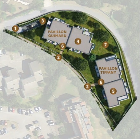 Résidence à Villefontaine 2 Batiments de 23 logements chacun soit 47 au total sur 2 étages tous les logements disposent de belles terrasses,