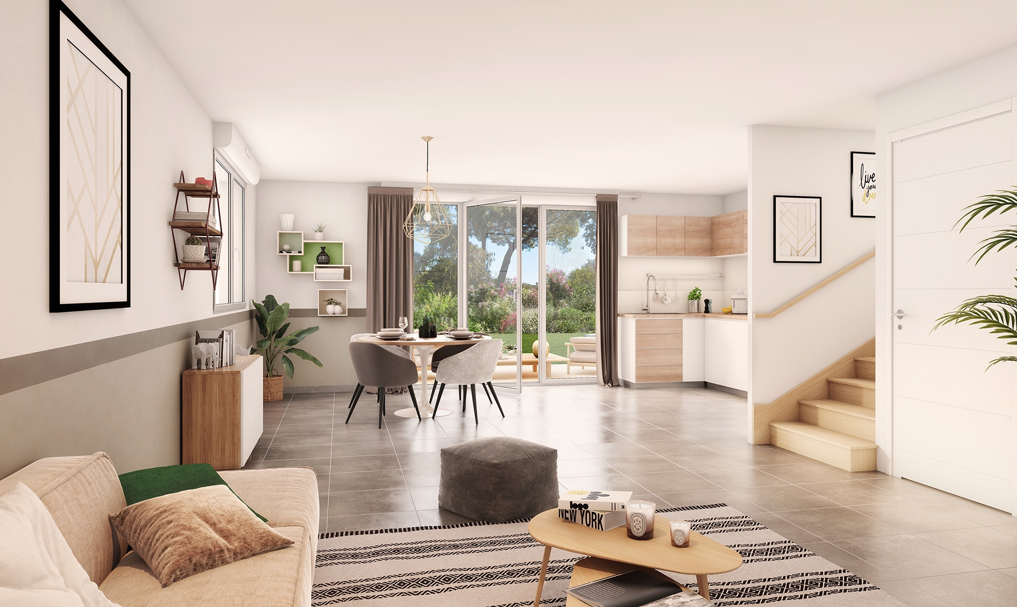 Résidence à Guérande Maisons et appartements, À proximité immédiate du cœur historique de Guérande , Résidence intimiste autour d'un coeur d'ilot paysager , ,