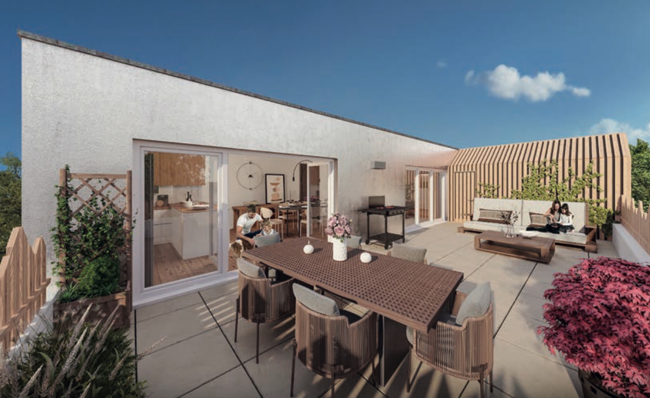 Résidence à La Chapelle-sur-Erdre Proche supermarché, Proche Gare TER, Proche centre Bourg,