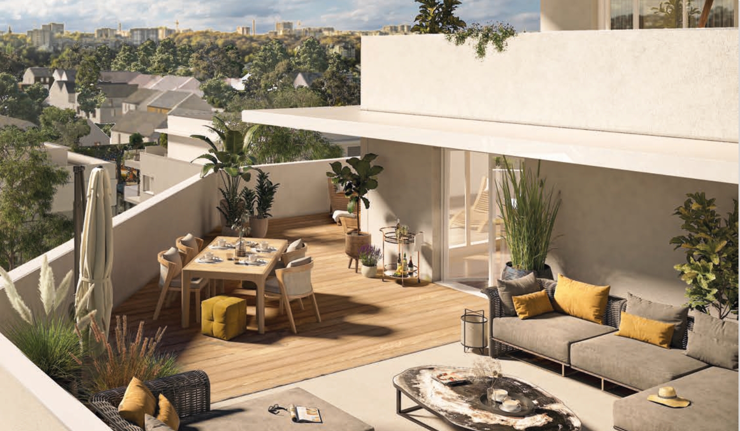 Résidence à Nantes Proche Tram T3 et transports, Proche des commerces, Proche du Parc de Procé,