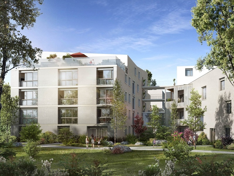 Résidence à Orvault A 15 minutes de Nantes Centre, Espaces verts généreux et des jardins potagers partagés, Un lieu de vie sans voitures,