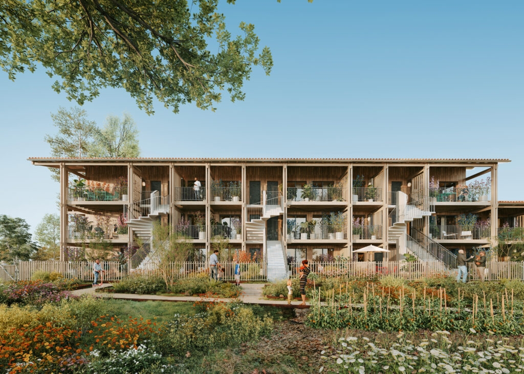 Résidence à Saint Etienne Dock 42 à Saint-Étienne Châteaucreux — résidence au cœur du futur premier quartier d'affaires stéphanois, tramway à 120 m et gare TGV à 3 min.,