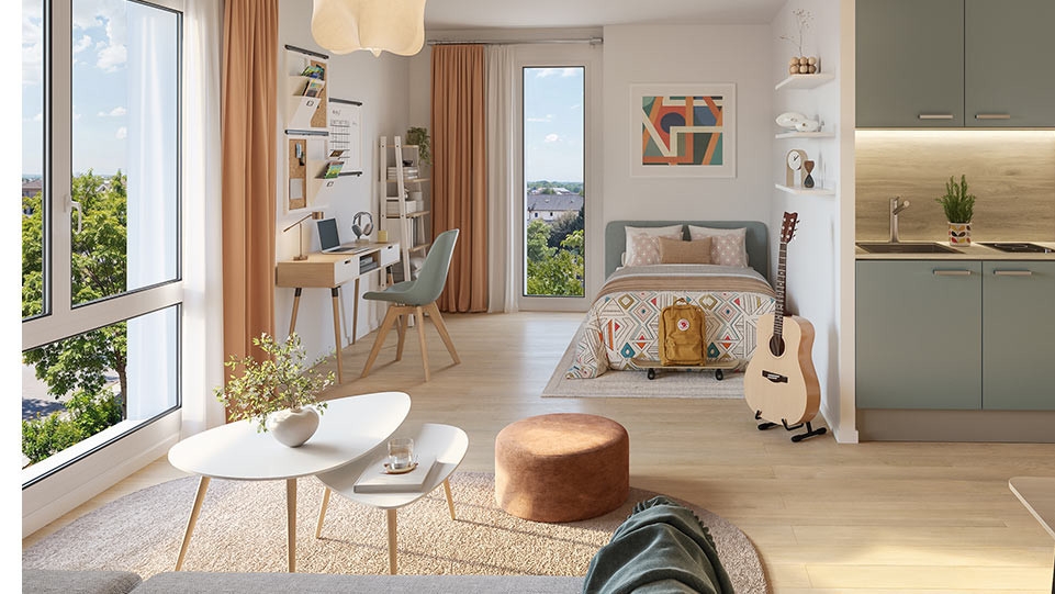 Résidence à Angers Écoles supérieures à proximité : Open Campus d'Angers, ETSCO, ESPL, Esup Angers, ASTA, Université d'Angers, ESA, ISTOM,