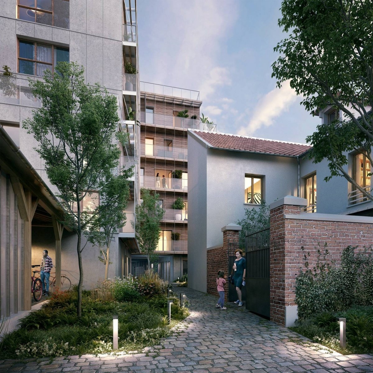 Résidence à Paris 20 Environnement calme, Création originale,