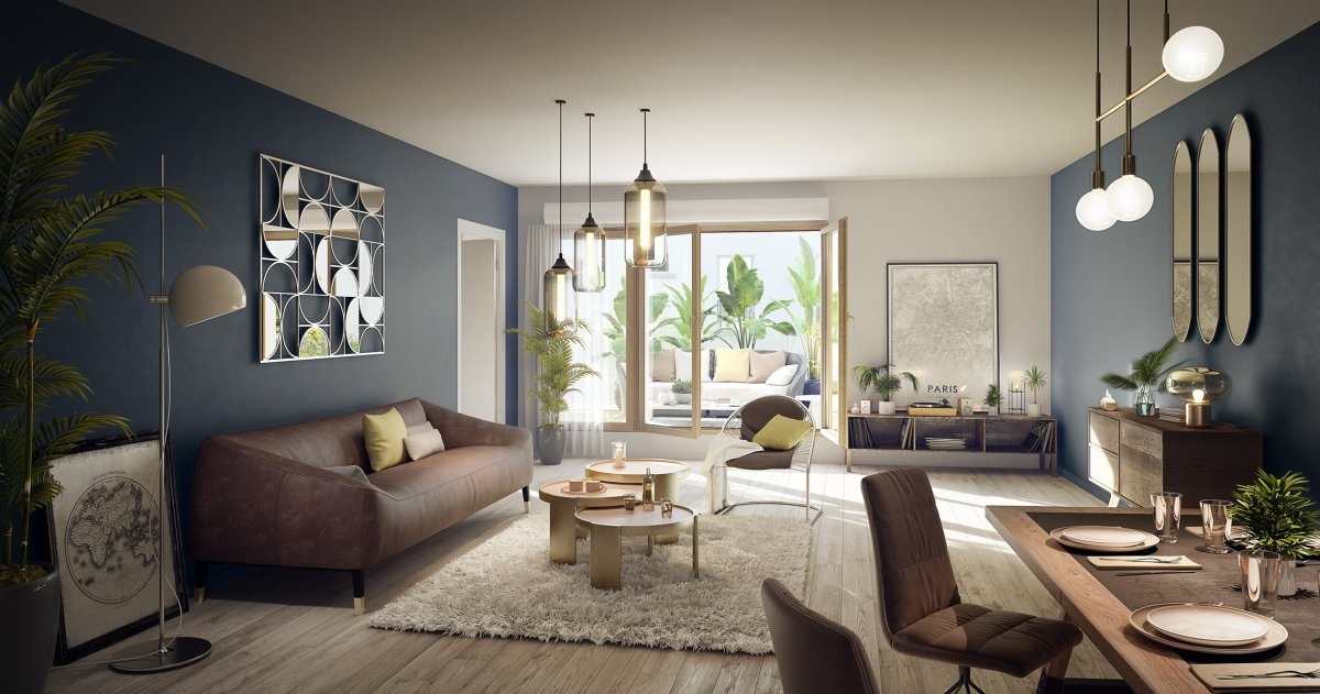 Résidence à Paris 20 Environnement calme, Création originale,