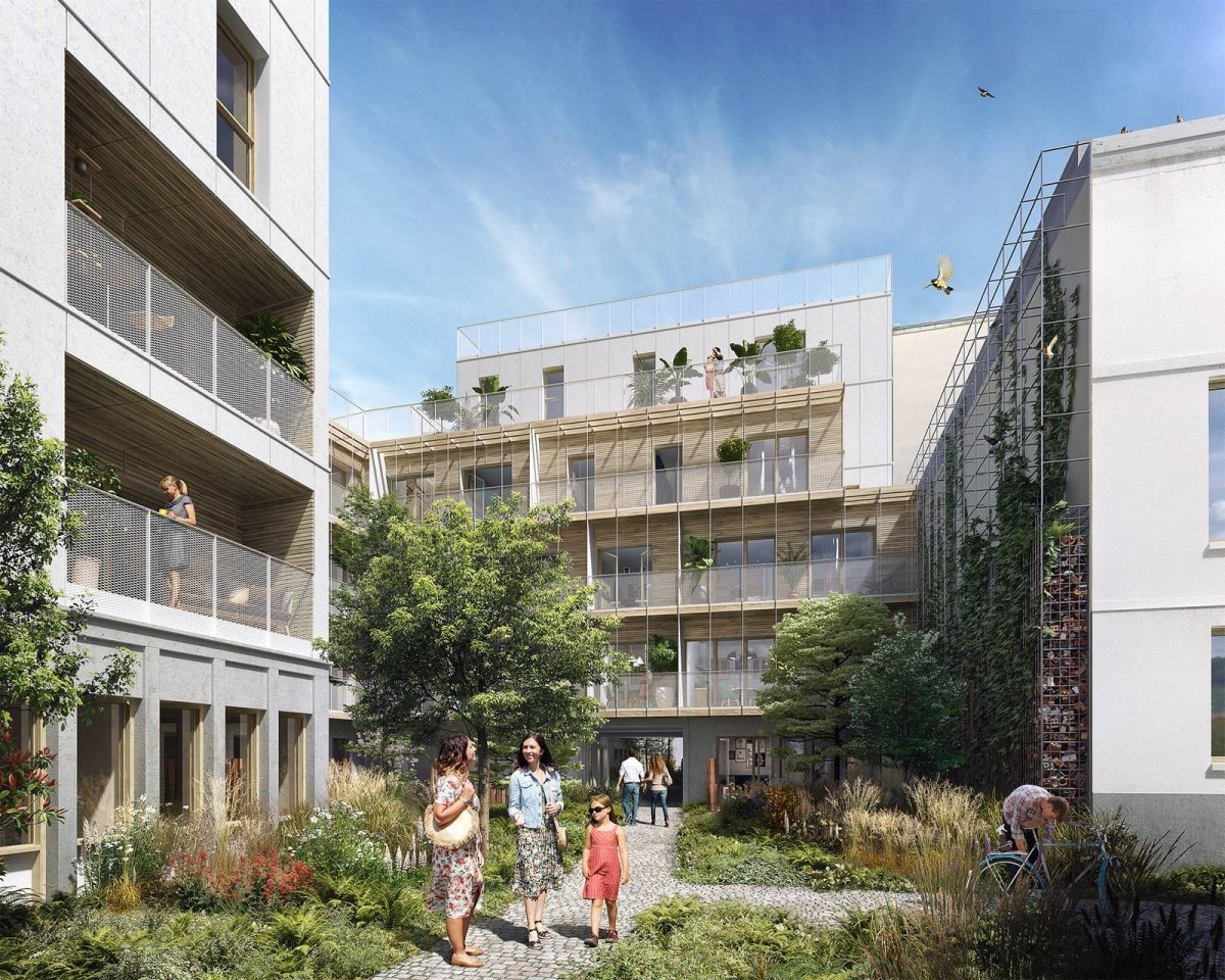 Résidence à Paris 20 Environnement calme, Création originale,