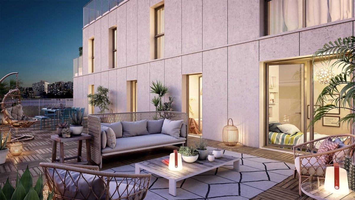 Résidence à Paris 20 Environnement calme, Création originale,