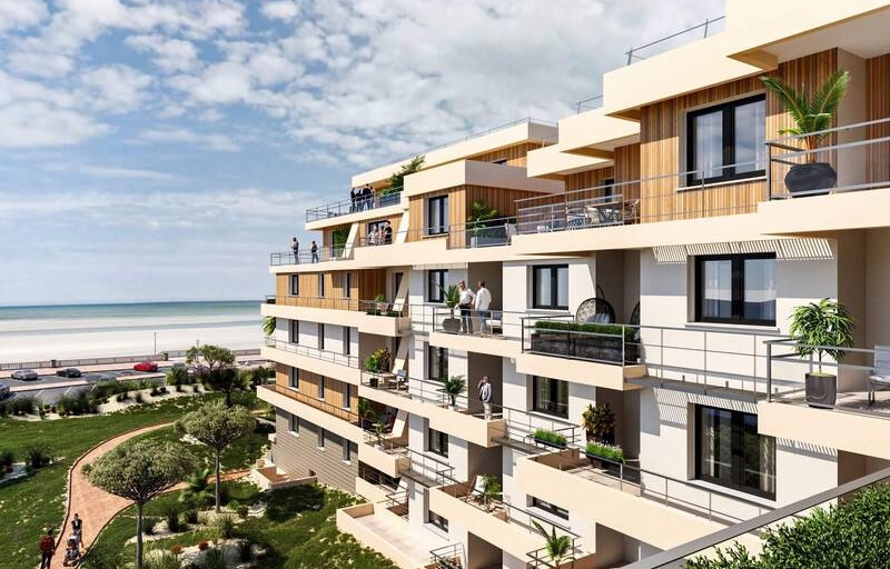 Résidence à Stella-Plage Unique résidence neuve au bord de la mer, Accès direct à la plage, Jardin paysager,
