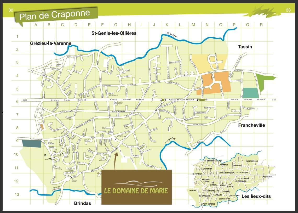 Résidence à Craponne petite résidence, seulement 16 appartements, 2 petites maisons, idéal famille, vue sur les monts du lyonnais,