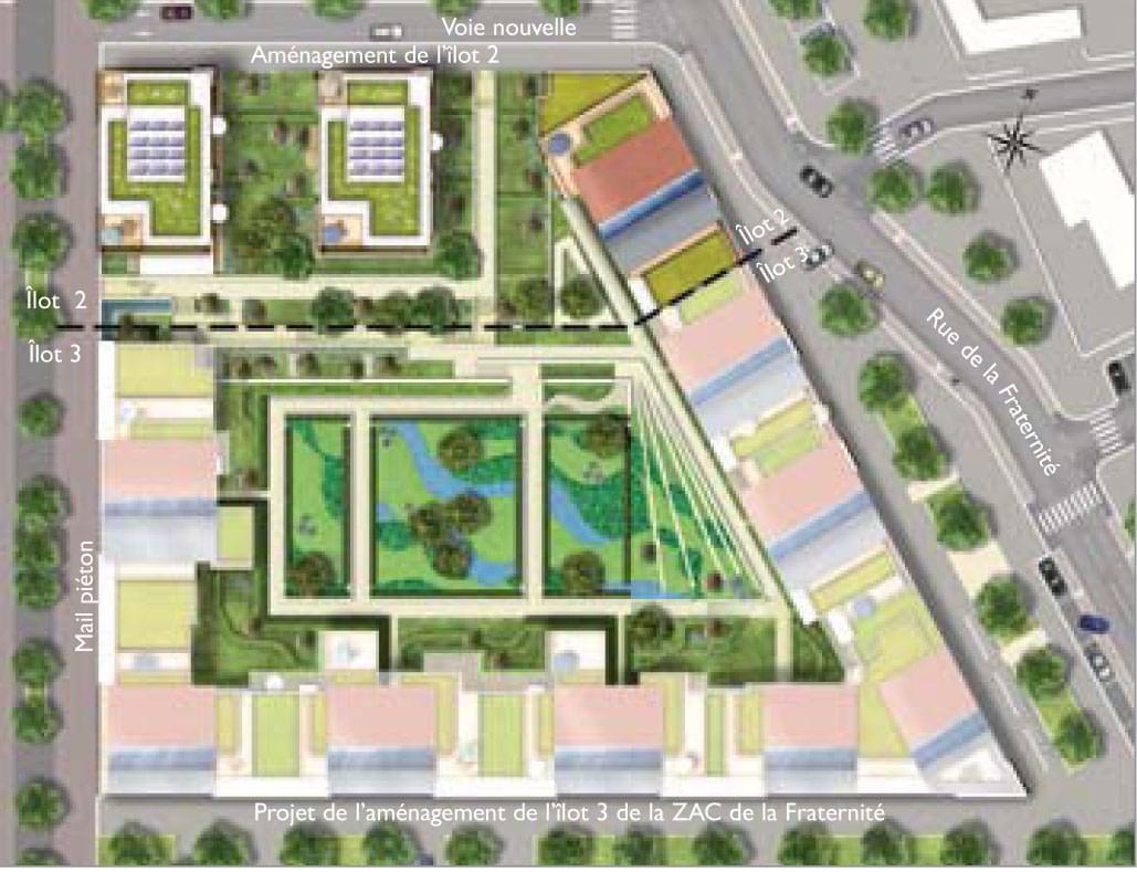 Résidence à Decines Charpieu Résidence verte, Parc de 4000m², Jardin paysager riche,