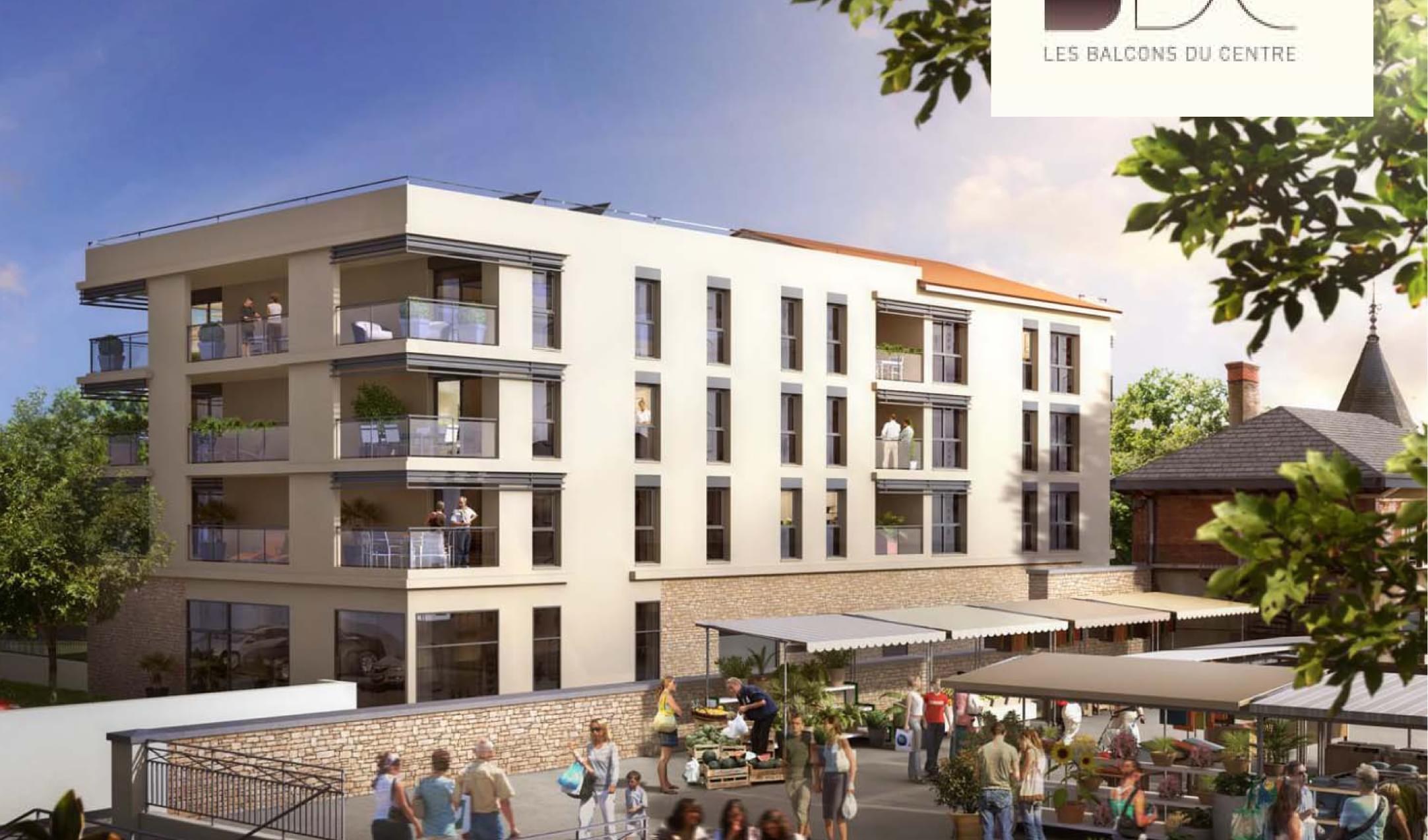 Résidence à Ecully Commune huppée, Programme THPE, Prestations de qualité, Menuiseries bois/alu, Radiateur fluide caloporteurs, Panneaux solaires thermiques,