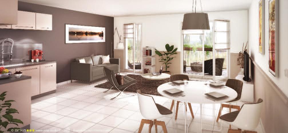 Résidence à Francheville Emplacement privilégié, Bus direct Bellecour, Programme immobilier neuf BBC,