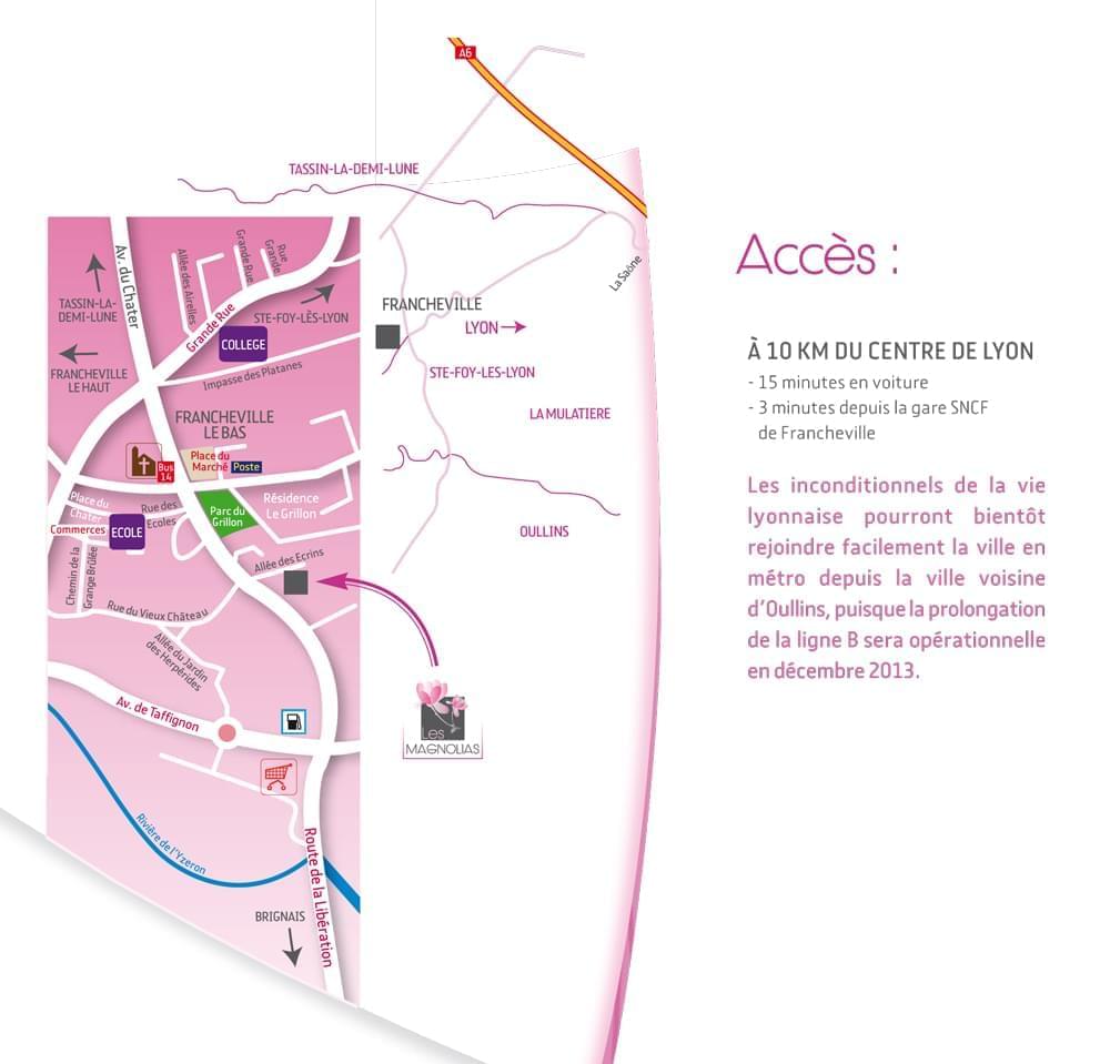 Résidence à Francheville Emplacement privilégié, Bus direct Bellecour, Programme immobilier neuf BBC,