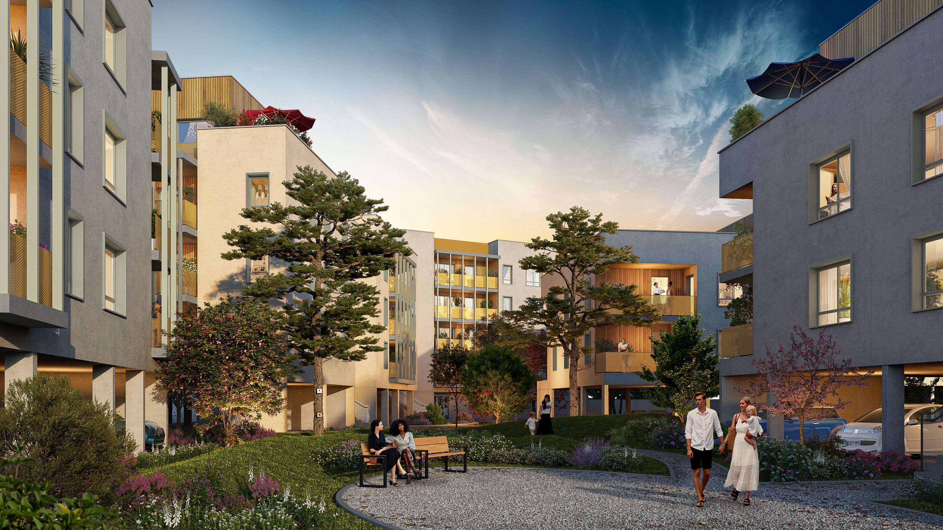 Résidence à Givors Proche de Lyon, Proche des équipements sportifs, Proche Collège Lycée et transports 