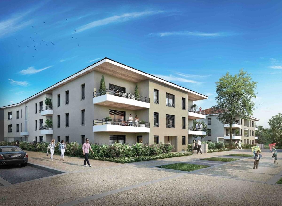 Résidence à La Tour de Salvagny Résidence intimiste, Seulement 11 appartements, En plein centre de la Tour de Salvagny,