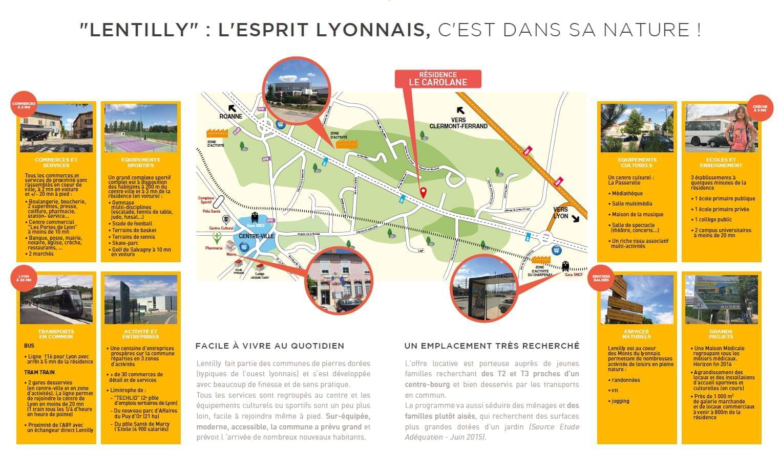 Résidence à Lentilly Ouest lyonnais, Commune dynamique, Qualité de construction,