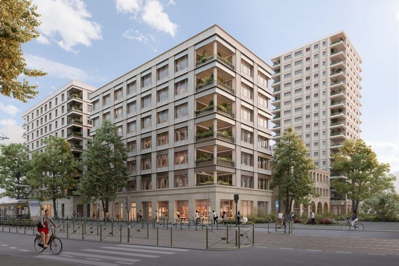 Résidence à Lyon 2  Écoquartier Confluence — appartements éco-conçus, Trams T1 & T2 à quelques pas — Perrache à quelques minutes, Extérieur privatif pour tous, vues sur jardin , ,