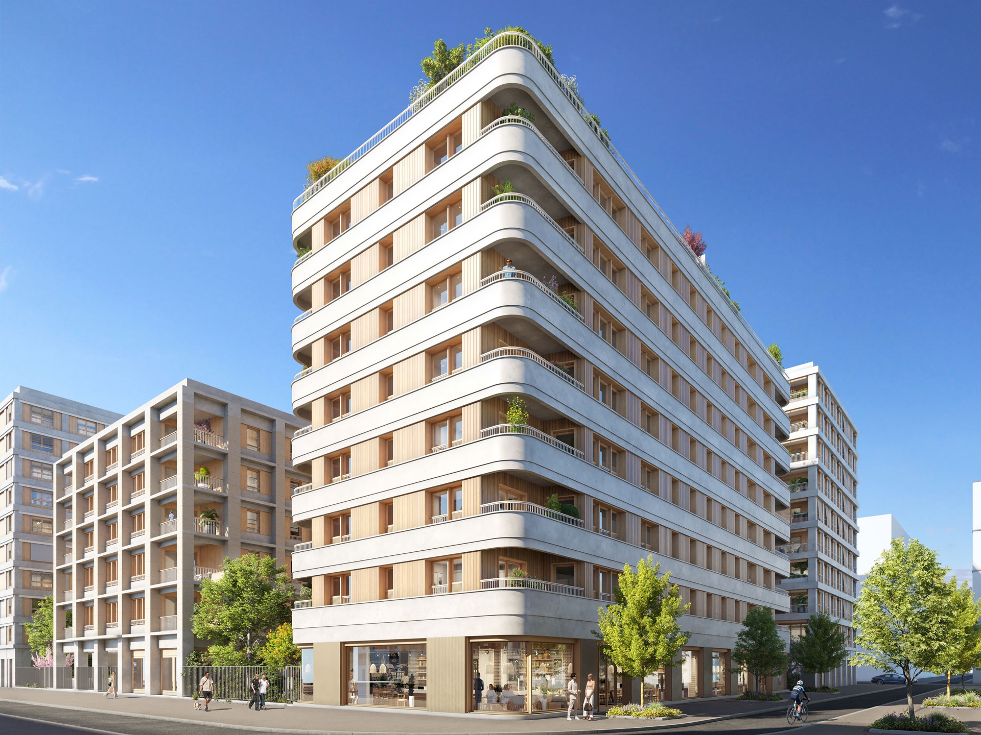 Résidence à Lyon 2 Extérieur privatif pour tous (balcon, terrasse, jardin) Appartements du 2 au 5 pièces Résidence à Lyon 2 Extérieur privatif pour tous (balcon, terrasse, jardin), Appartements du 2 au 5 pièces,