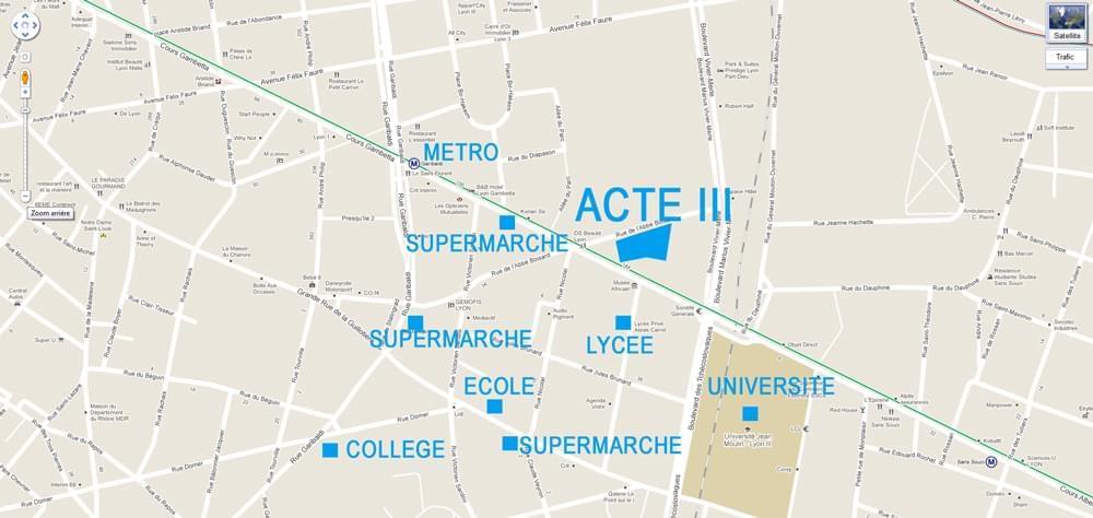 Résidence à Lyon 3 Excellent positionnement Proche metro, bus Proche fac, part dieu Superbe résidence Menuiserie bois/alu Volets roulant électriques Résidence à Lyon 3 Excellent positionnement, Proche metro, bus, Proche fac, part dieu, Superbe résidence, Menuiserie bois/alu, Volets roulant électriques,