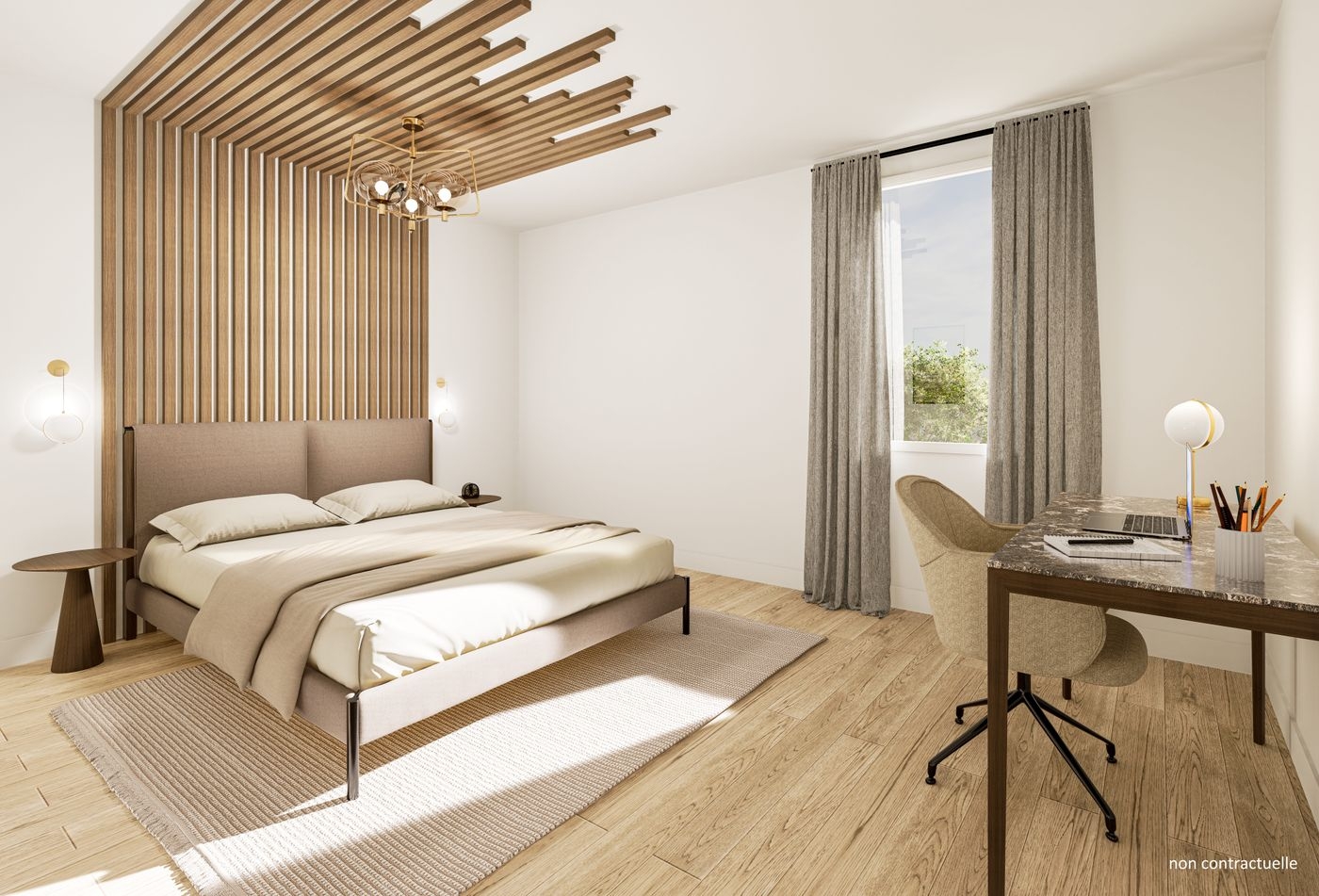 Résidence à Lyon 3 Résidence intimiste — 14 appartements seulement, Appartements bi-orientés ou traversants,  Jardin paysager avec arbres conservés,  Espaces extérieurs pour tous (loggias, terrasses, attiques) , T3 & T6 à moins de 500 m, Parking sous-sol + local vélos,