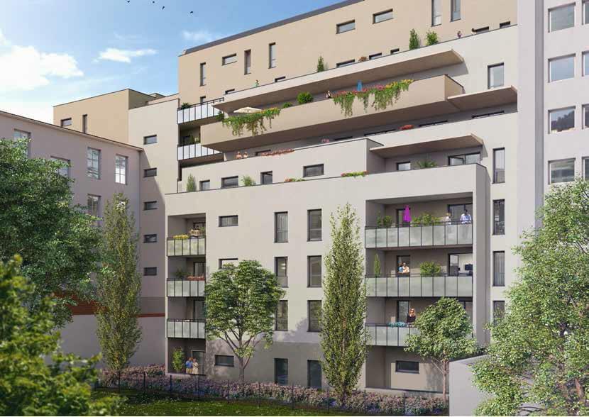Résidence à Lyon 7 Idéal invest locatif, Proche Parc Blandan, Tramway à 100m,