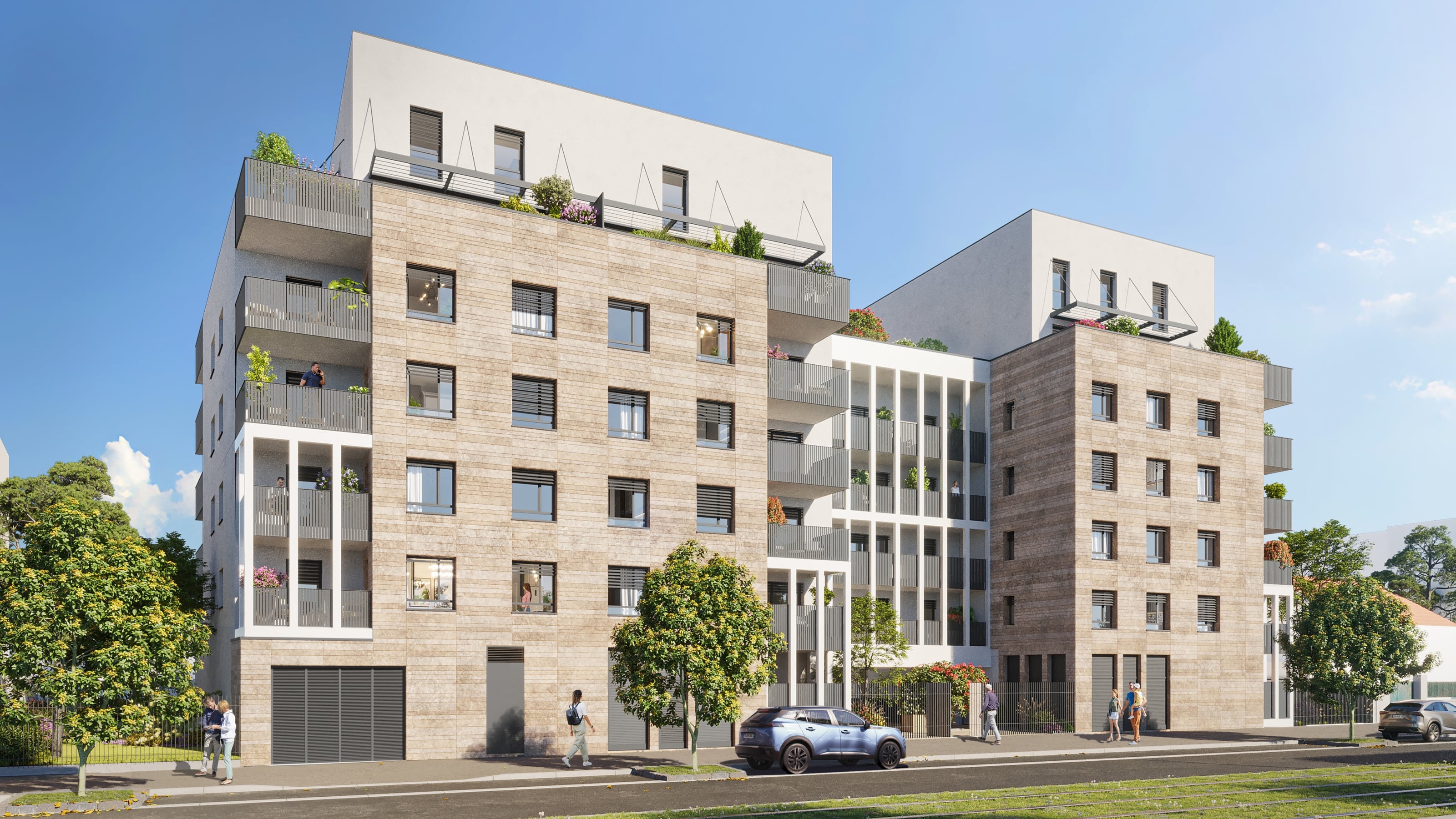 Résidence à Lyon 8 Tram T6 au pied de la Résidence, Commerces à proximité Proches écoles,