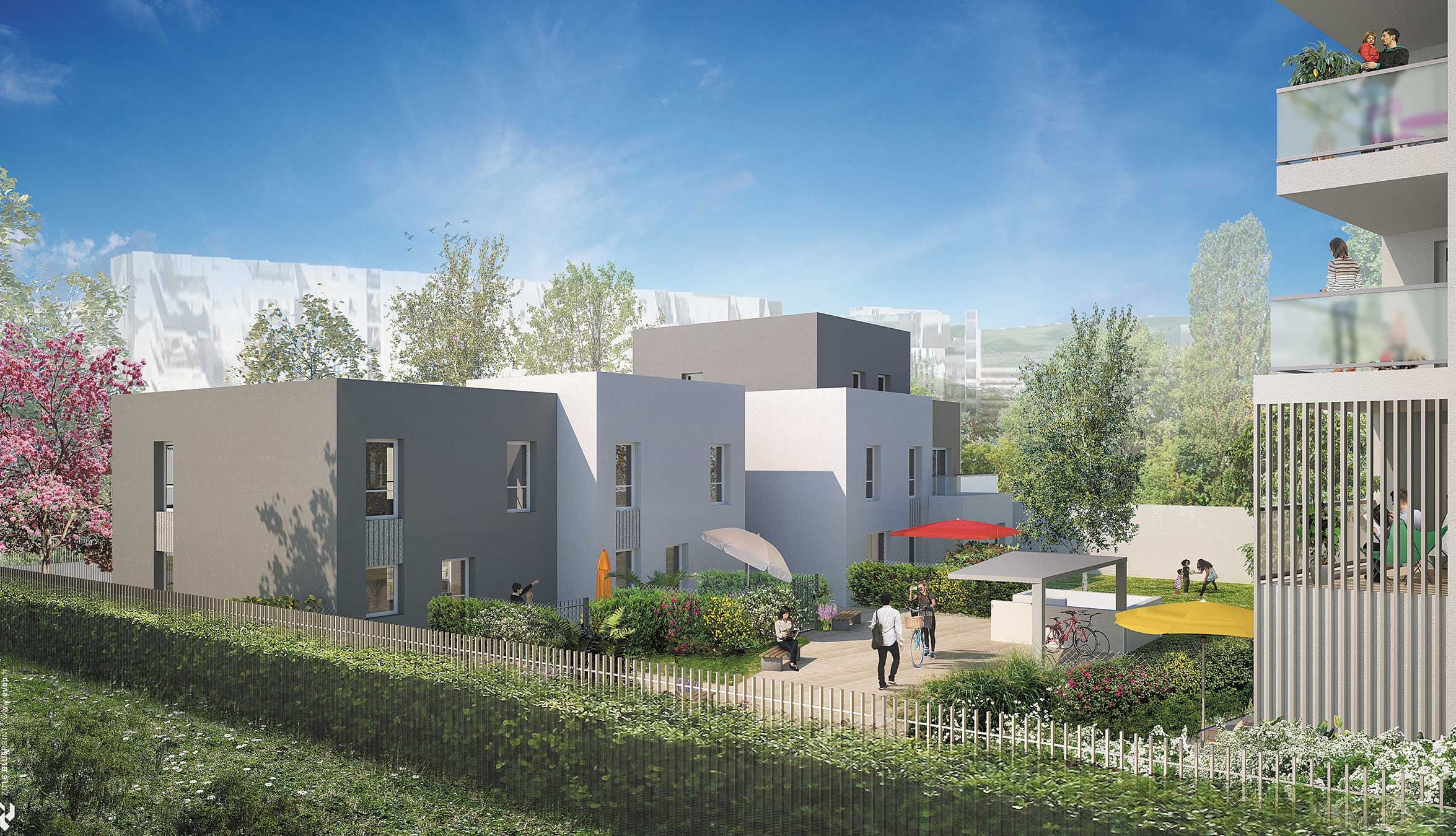 Résidence à Lyon 8 Résidence intimiste, Environnement préservé, Transports à proximité,