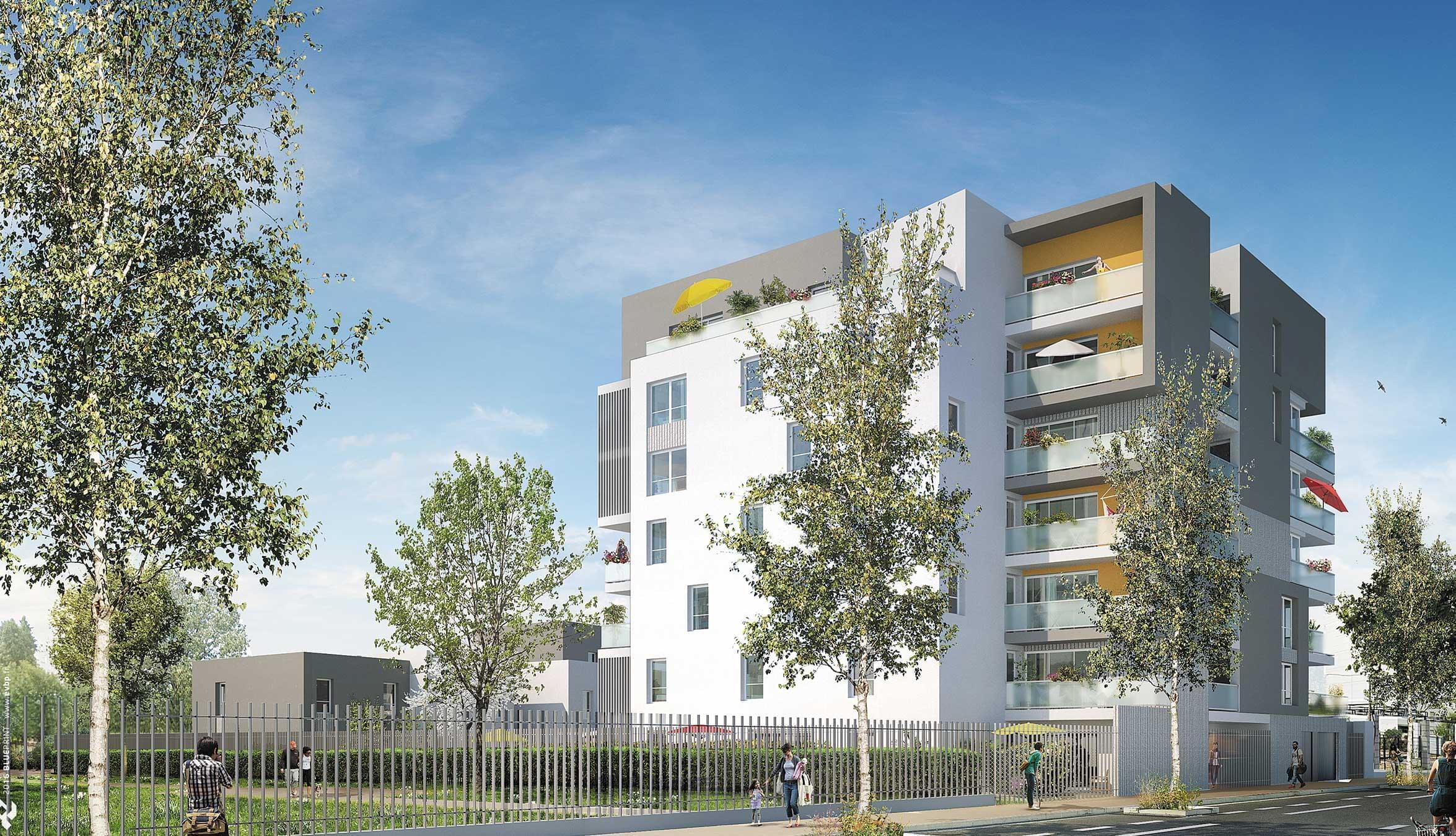 Résidence à Lyon 8 Résidence intimiste, Environnement préservé, Transports à proximité,