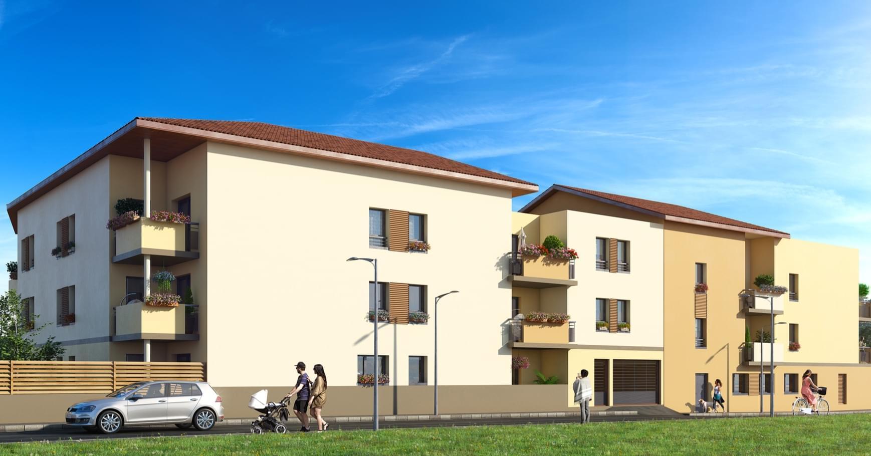 Résidence à Meyzieu Petite copropriété, Charme et élégance, A 300m du centre,