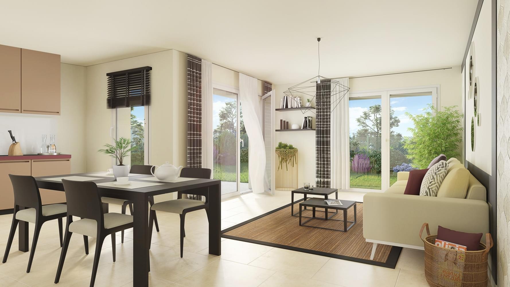 Résidence à Meyzieu Petite copropriété, Charme et élégance, A 300m du centre,