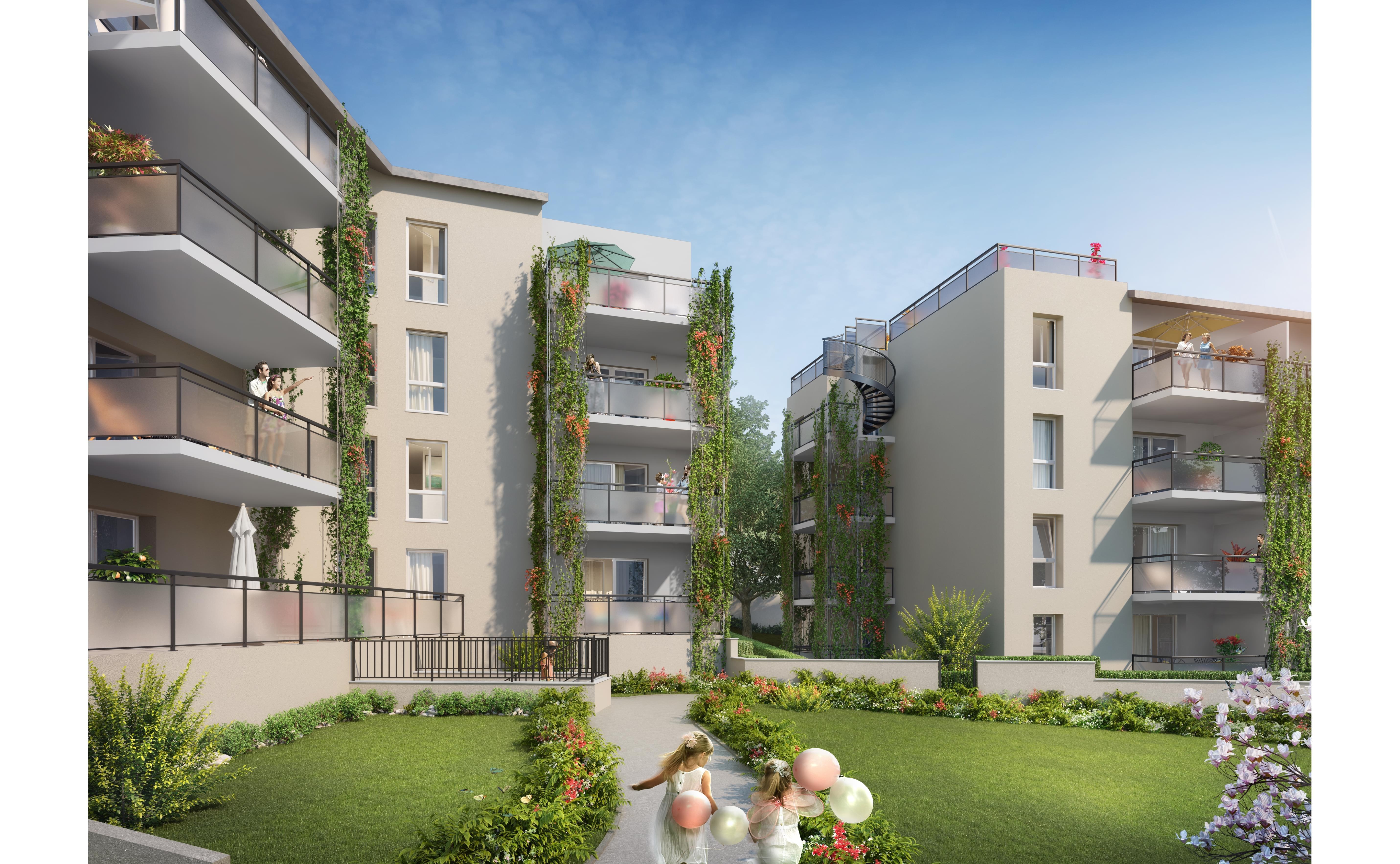 Résidence à Neuville sur Saône Petite copropriété, Appartements neufs lumineux, Espaces verts agréables,