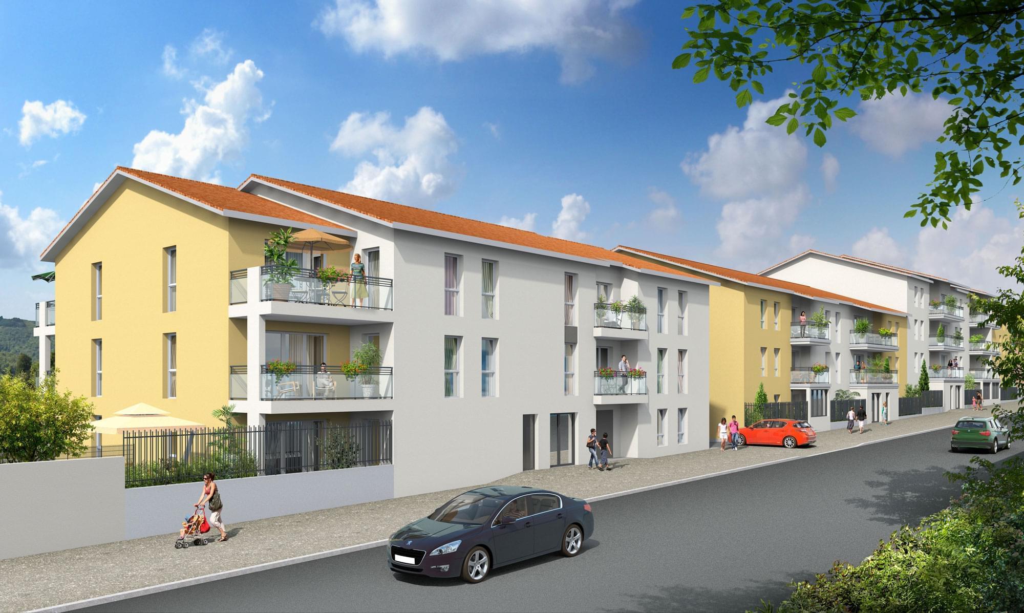 Résidence à Pollionnay Beaux volumes et surfaces, Appartements lumineux, Idéal pour habiter ou investir,
