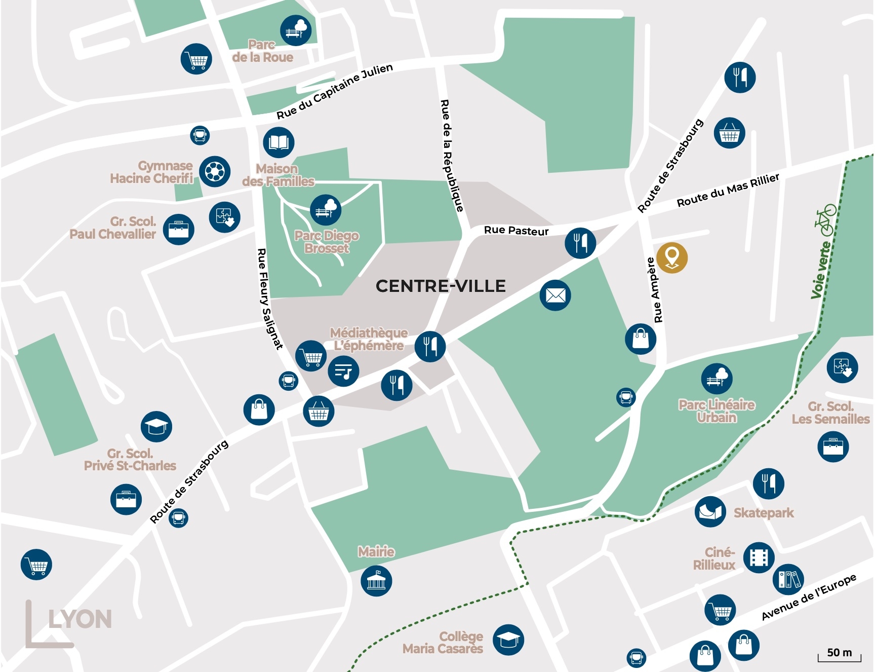 Résidence à Rillieux la Pape Petite copropriété, Proche du centre du village, Accès Grand axes rapide,