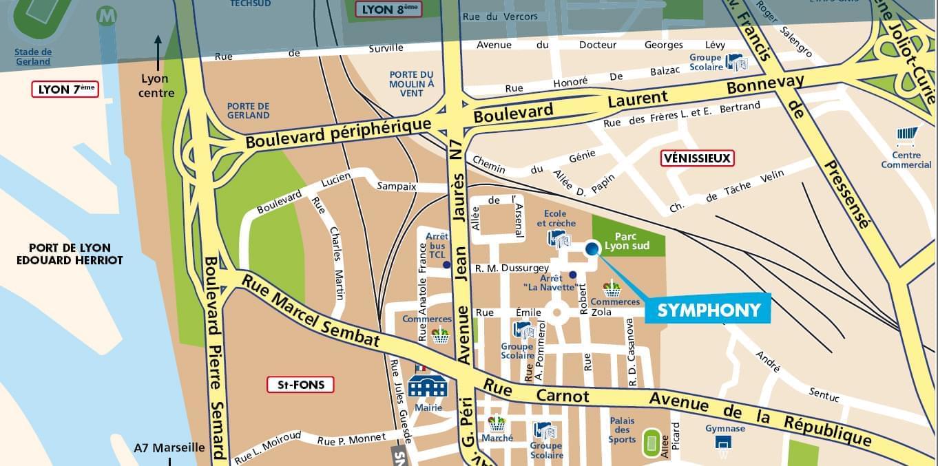 Résidence à Saint Fons Prix très intéressants, Quartier en plein développement, Projets d'écoles, commerces, Proche centre ville, Périphérique accès quasi immédiat, TVA 5,5%,