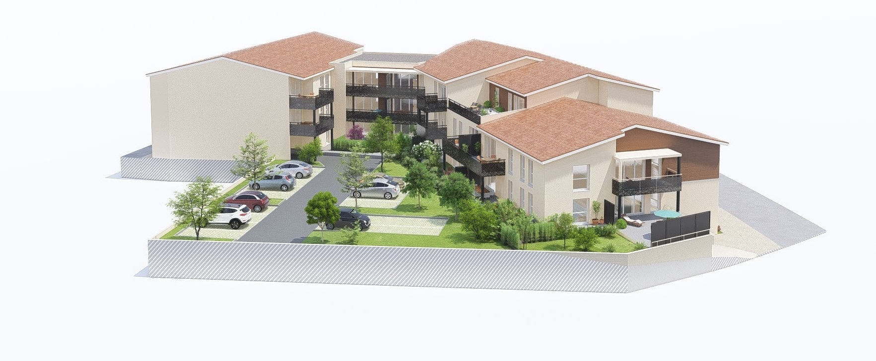 Résidence à Simandres Centre Ville, Proche des Commerces, Entre Vienne et Lyon, ,