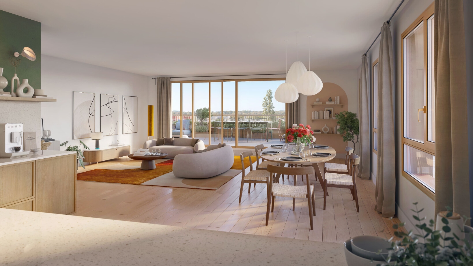 Résidence à Tassin la Demi Lune en plein coeur du vieux Tassin la Demi Lune face au collège Saint Joseph ,