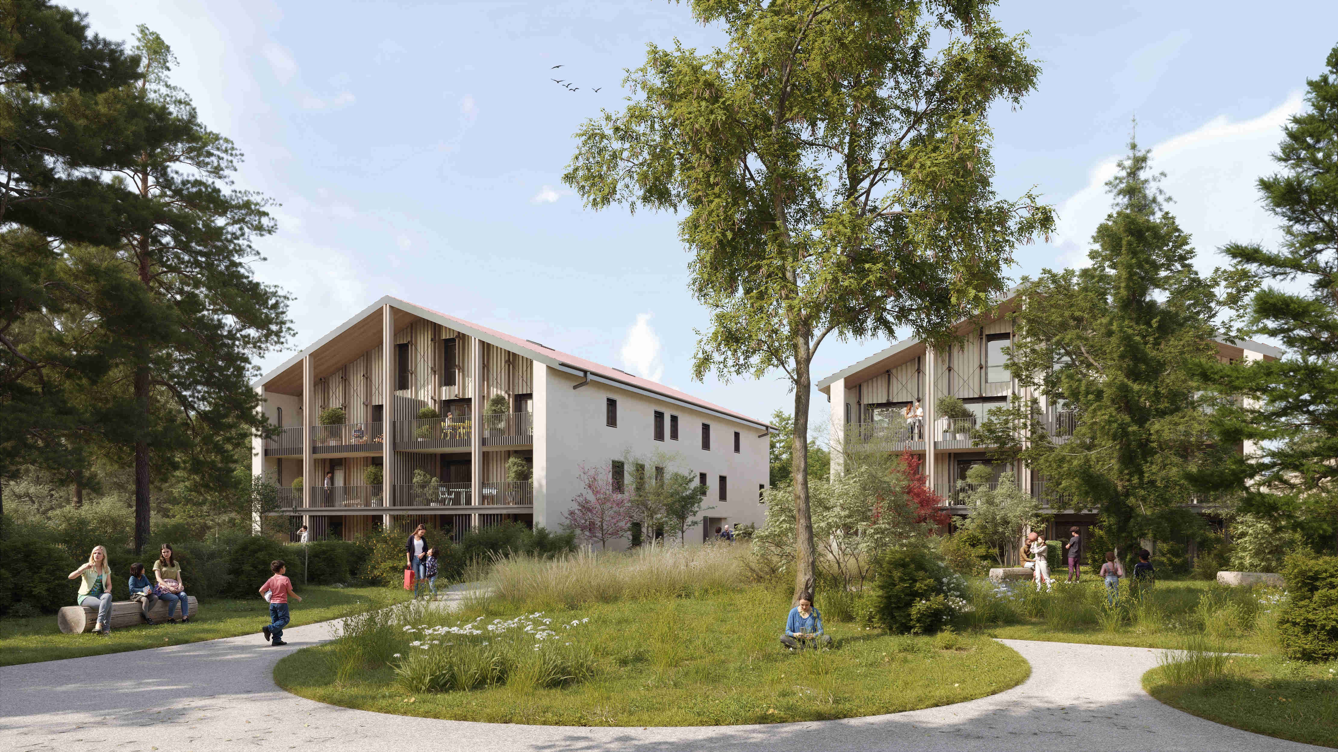 Résidence à Tassin la Demi Lune Gare TER de Tassin-la-Demi-Lune reliant Lyon Saint-Paul en moins de 10 minutes,