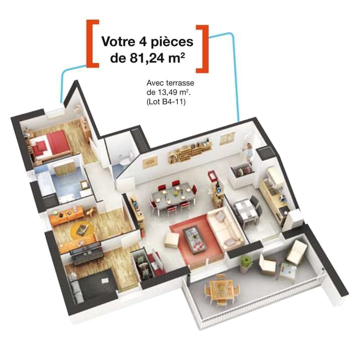 Résidence à Vaulx en Velin TVA 7%, Programme BBC, Petits prix, Belles prestations,